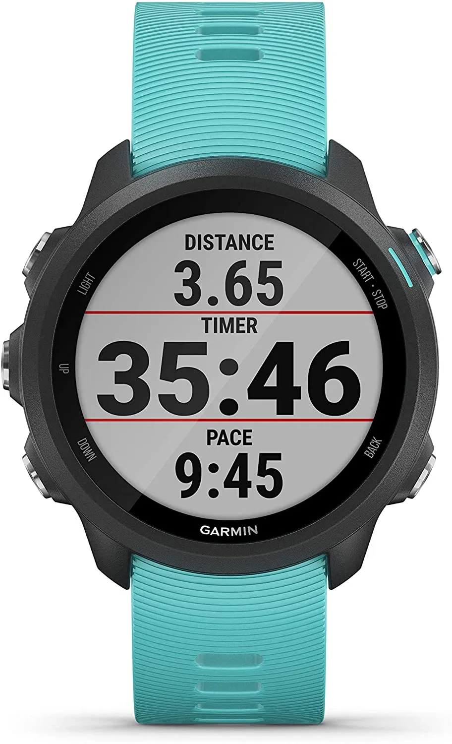 Garmin Forerunner 245 GPS Running Smartwatch (010-02120-22, Black/Berry/White)