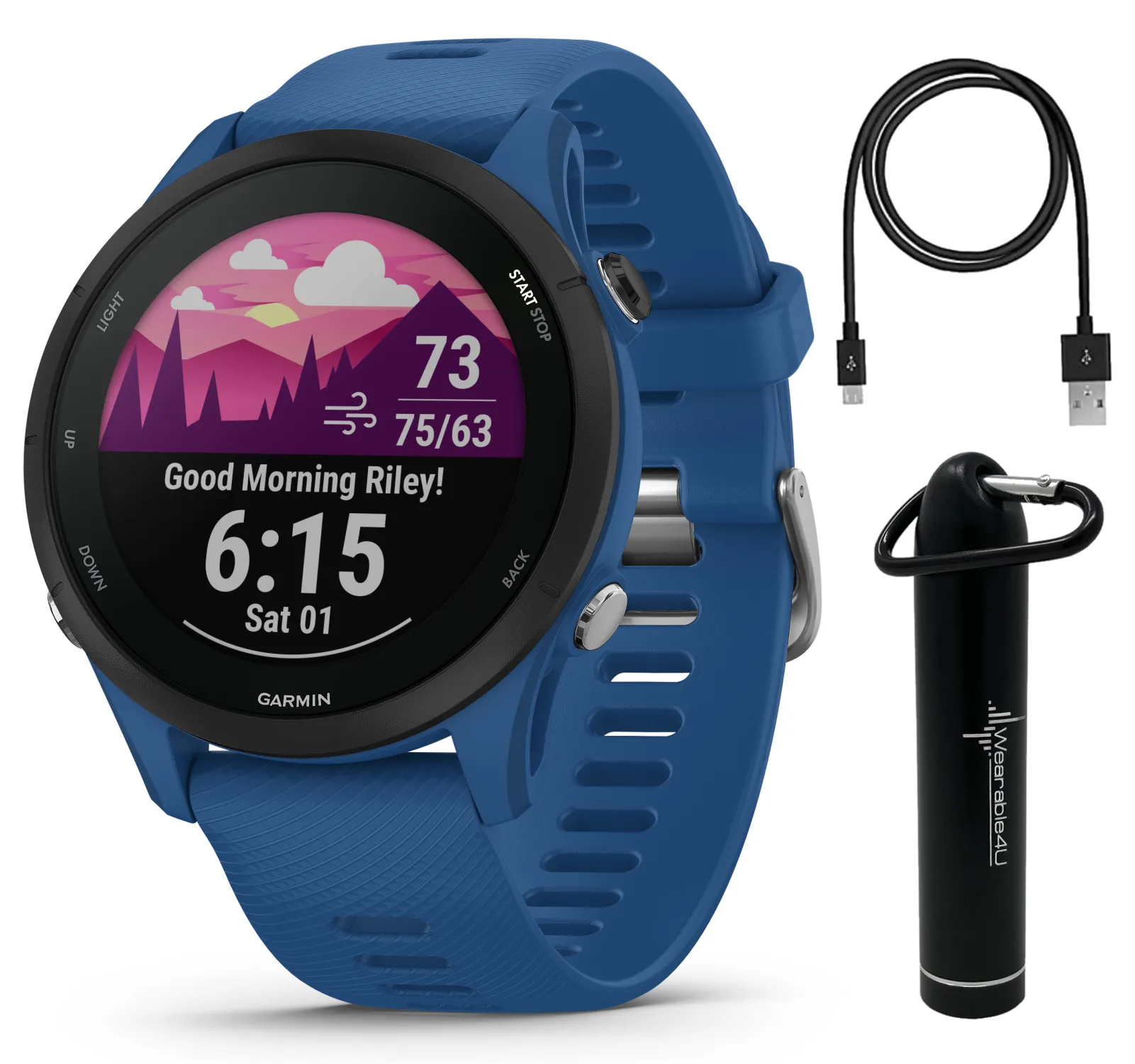 Garmin Forerunner 255 Series GPS Smartwatch, 46 mm or 41 mm