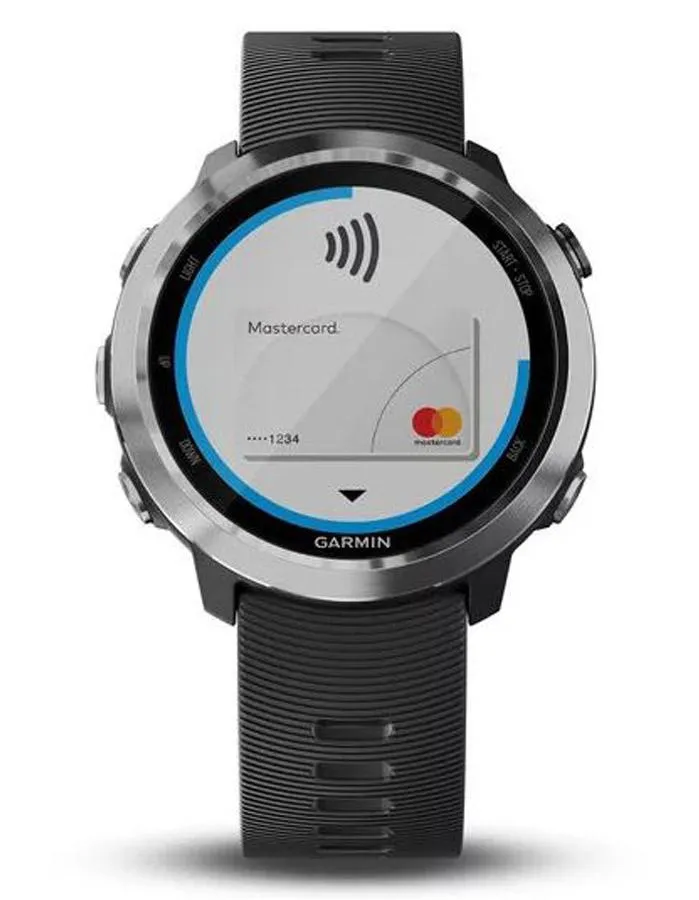 Garmin Forerunner 645 Smartwatch - GPS - Garmin Pay - Black Silicone Band