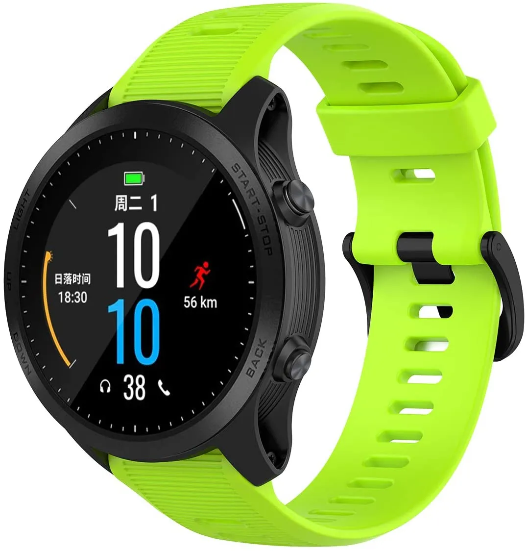 Garmin Forerunner 945 Bundle, Premium GPS Running/Triathlon Smartwatch (010-02063-10, Lime/Teal/Pink)