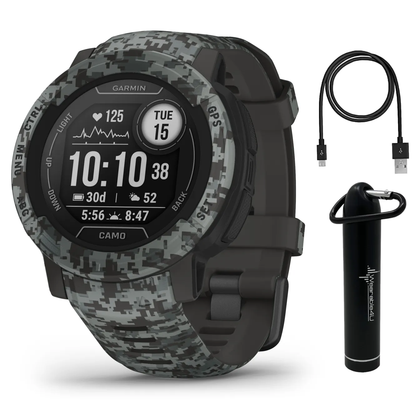 Garmin Instinct 2 GPS Rugged Outdoor Smartwatch