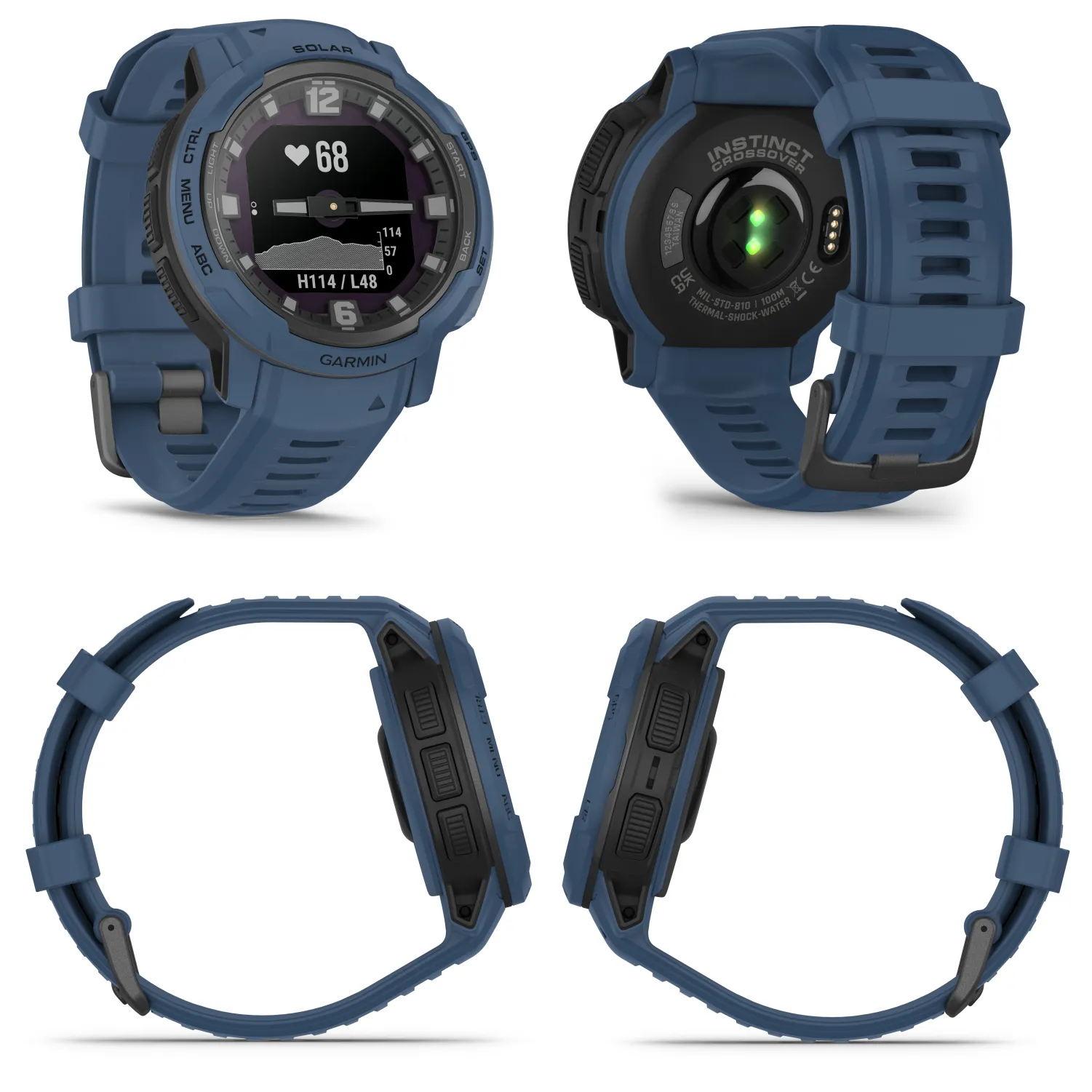 Garmin Instinct Crossover Series Hybrid Rugged Smartwatch