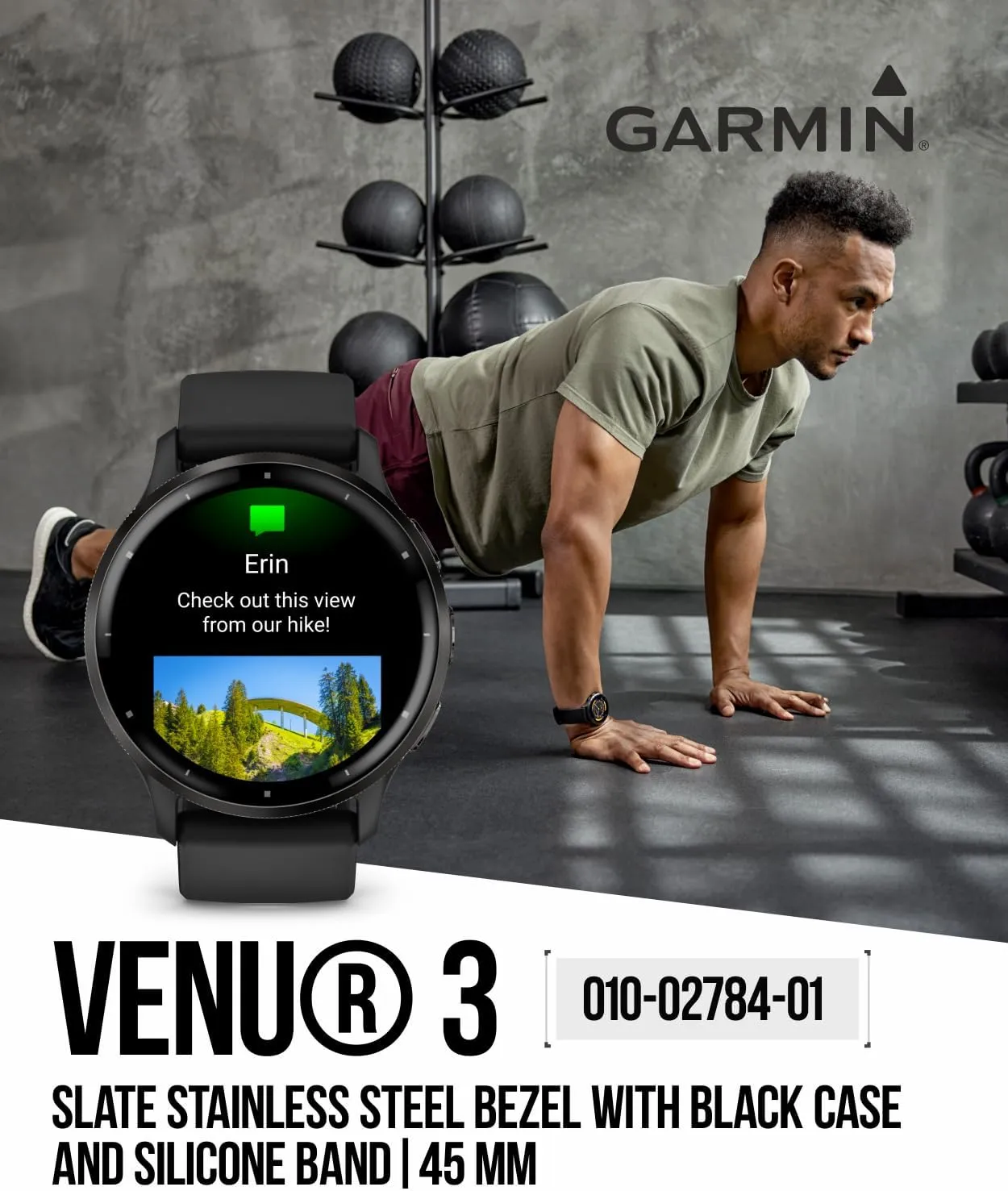 Garmin Venu 3 GPS Smartwatch 45 mm