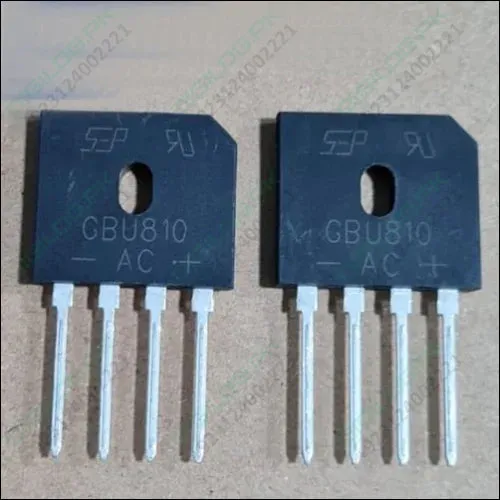 GBU810 AC Bridge Rectifier, Full Wave 8amp 1000v