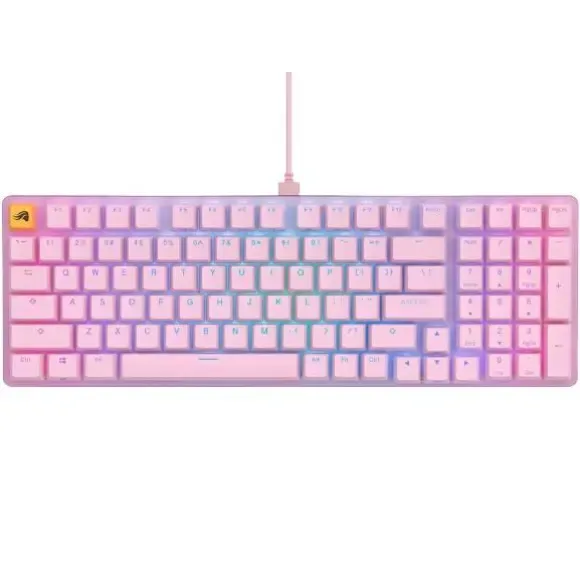 Glorious GMMK 2 Full Size 96% Prebuilt Mechanical Keyboard - Pink (GLO-GMMK2-96-FOX-P)