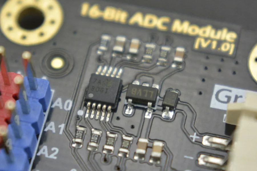 Gravity: I2C ADS1115 16-Bit ADC Module (Arduino & Raspberry Pi Compatible)