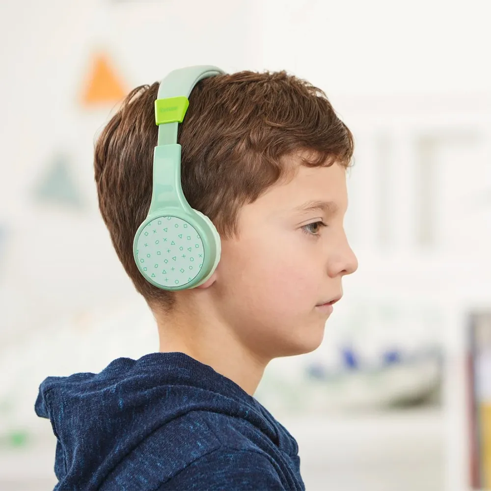 Hama Teens Guard Over-Ear Children's Bluetooth Wireless Headphone - Green & Mint | 480361