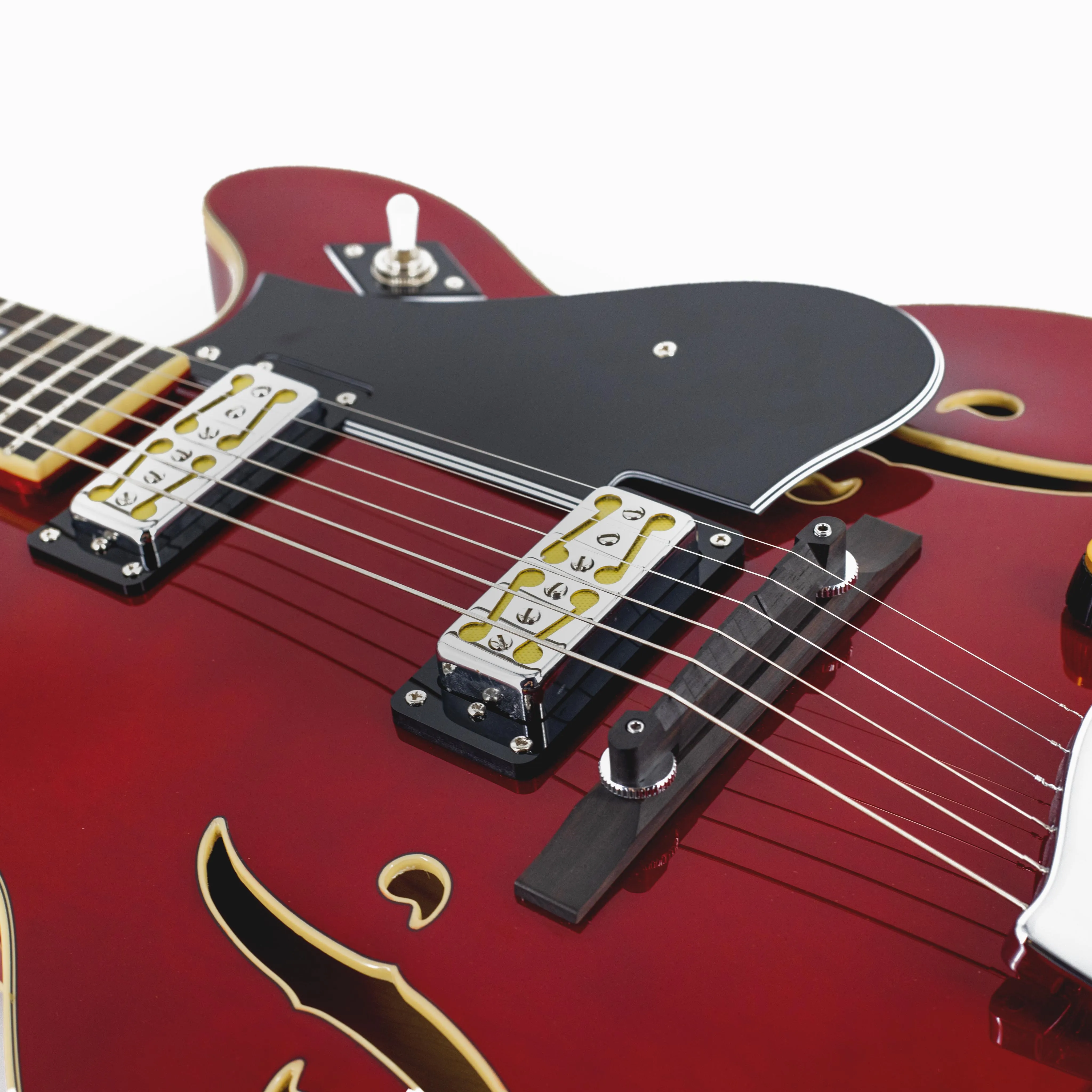 Harmony H72 Reissue Electric Guitar, Cherry