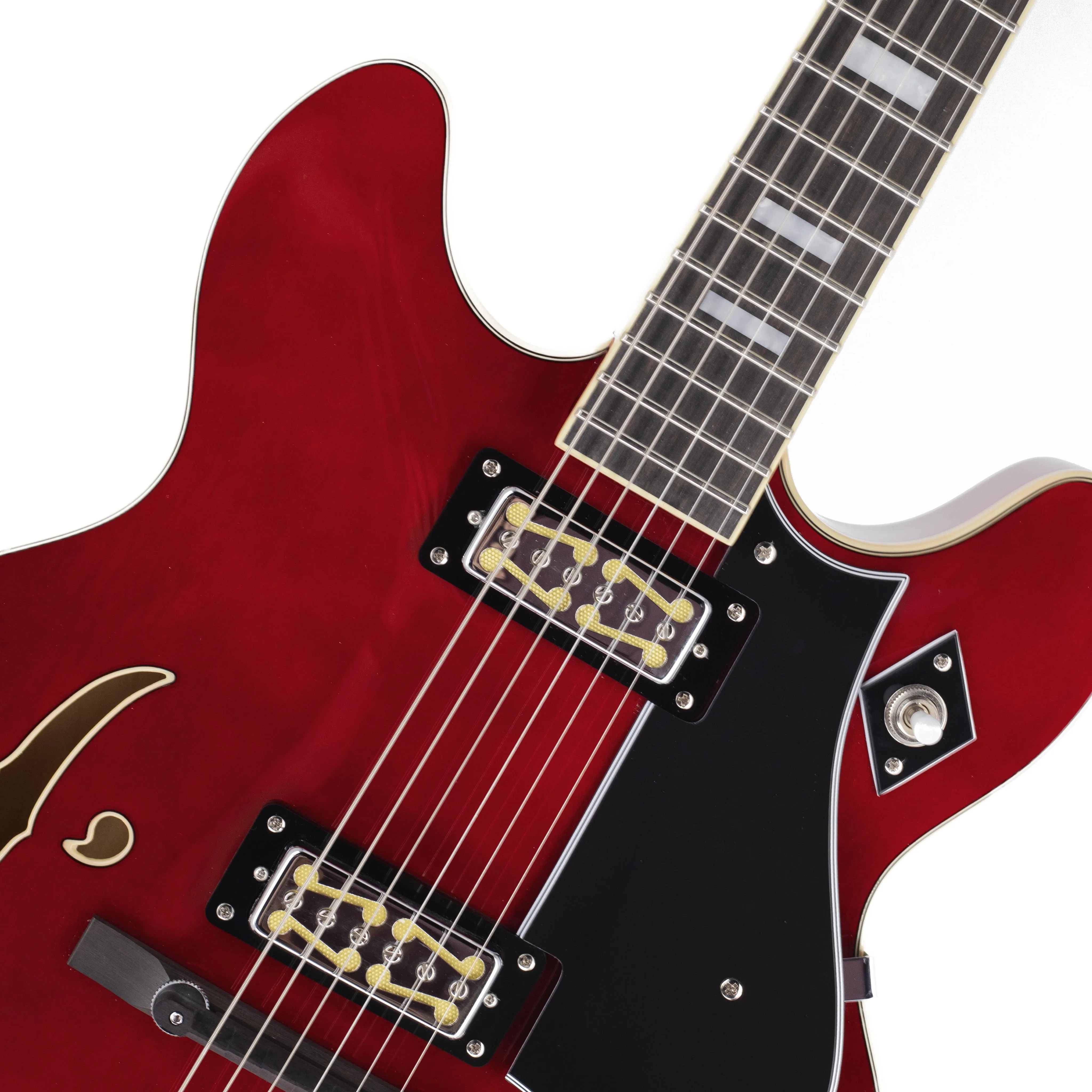 Harmony H72 Reissue Electric Guitar, Cherry