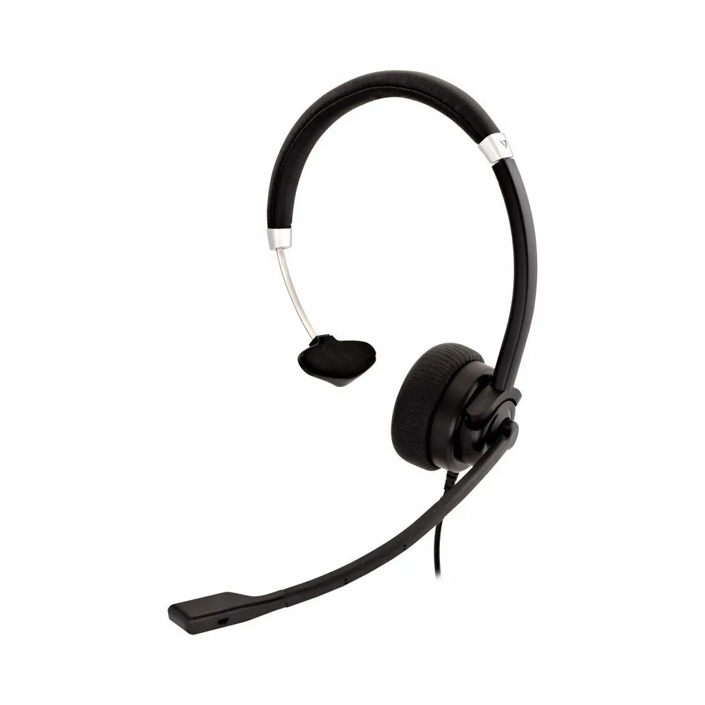 Headphones with Microphone V7 HA401                Black