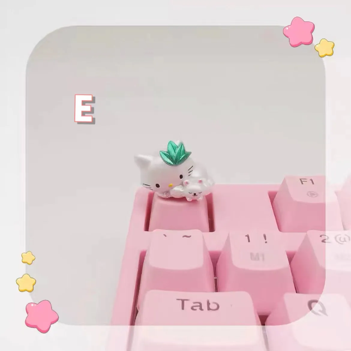 Hello Kitty Inspired Kawaii Cute Keyboard Key Cap