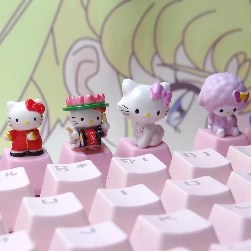 Hello Kitty Inspired Kawaii Cute Keyboard Key Cap