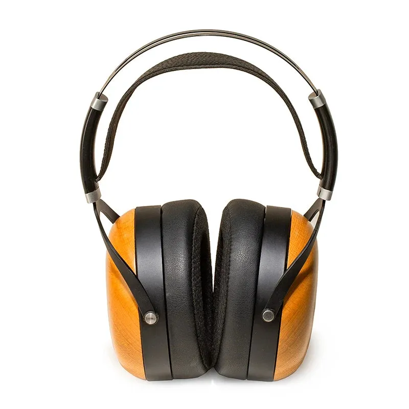 HIFIMAN SUNDARA Closed-Back Over-Ear Planar Magnetic Wired Hi-Fi Headphones with Stealth Magnet Design, Wood Ear Cups