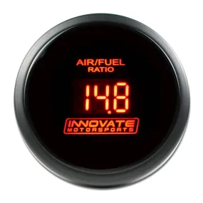 Innovate Motorsports DB/LC-2 - Wideband Digital Air-Fuel Ratio Gauge -  8:1-18:1 AFR - 2-1/16" Diameter - Black Face / Red LED