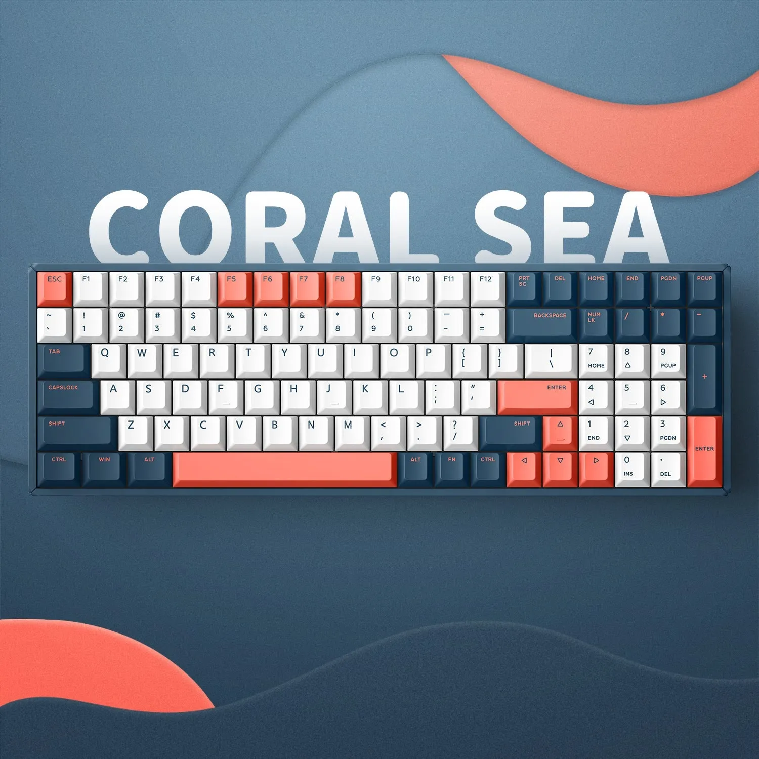 IQUNIX F97 Coral Sea Wireless Mechanical Keyboard