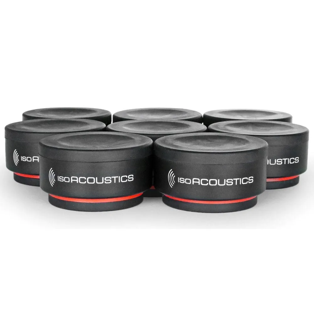 IsoAcoustics ISO Puck Mini for Turntables  Isolation Pads - 2.75kg per Puck (8-Pack)