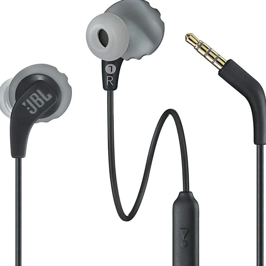 JBL Endurance Run Wired In-Ear Headphones with Sweatproof IPX5 Feature