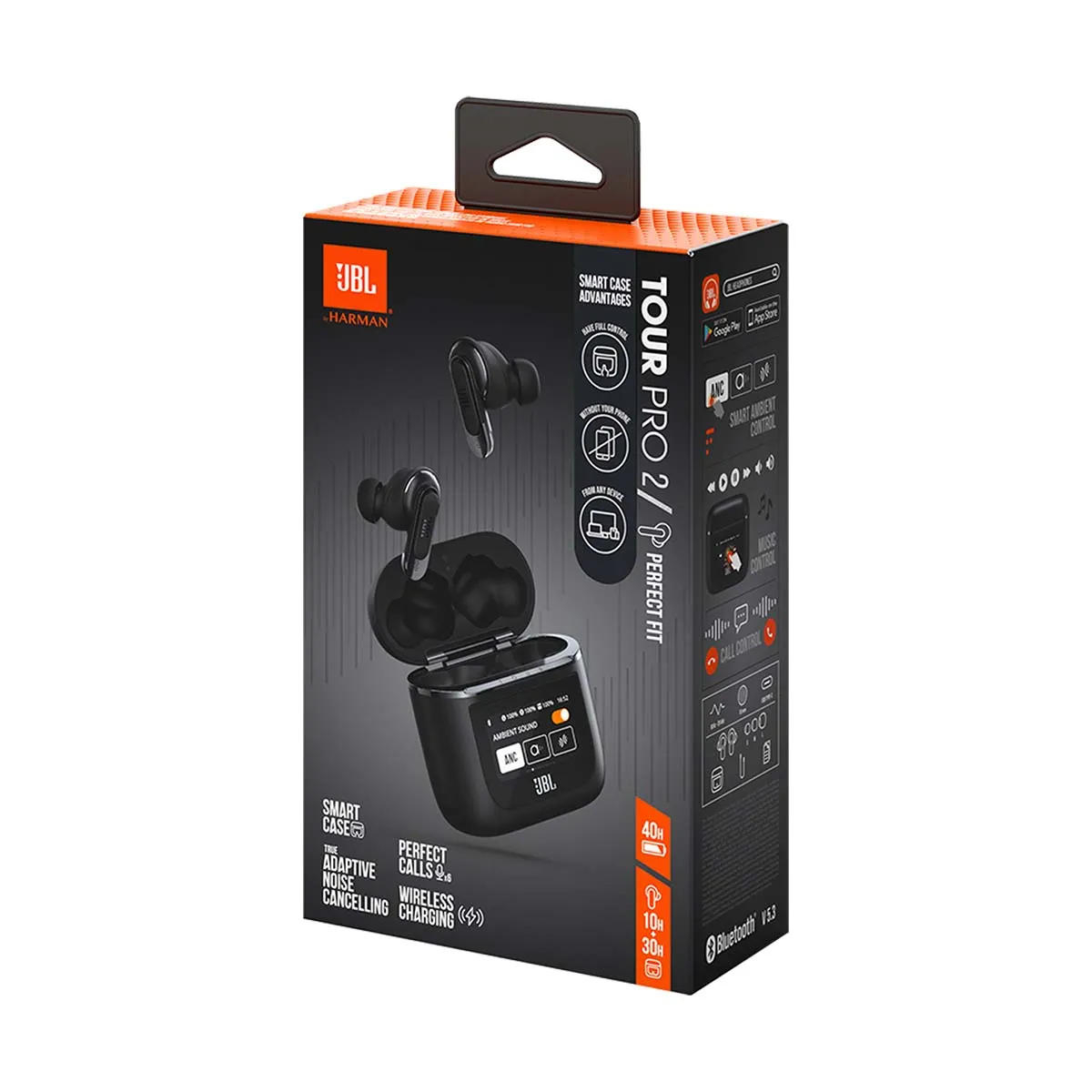 JBL Tour Pro 2 True Wireless Noise Cancelling Earbuds