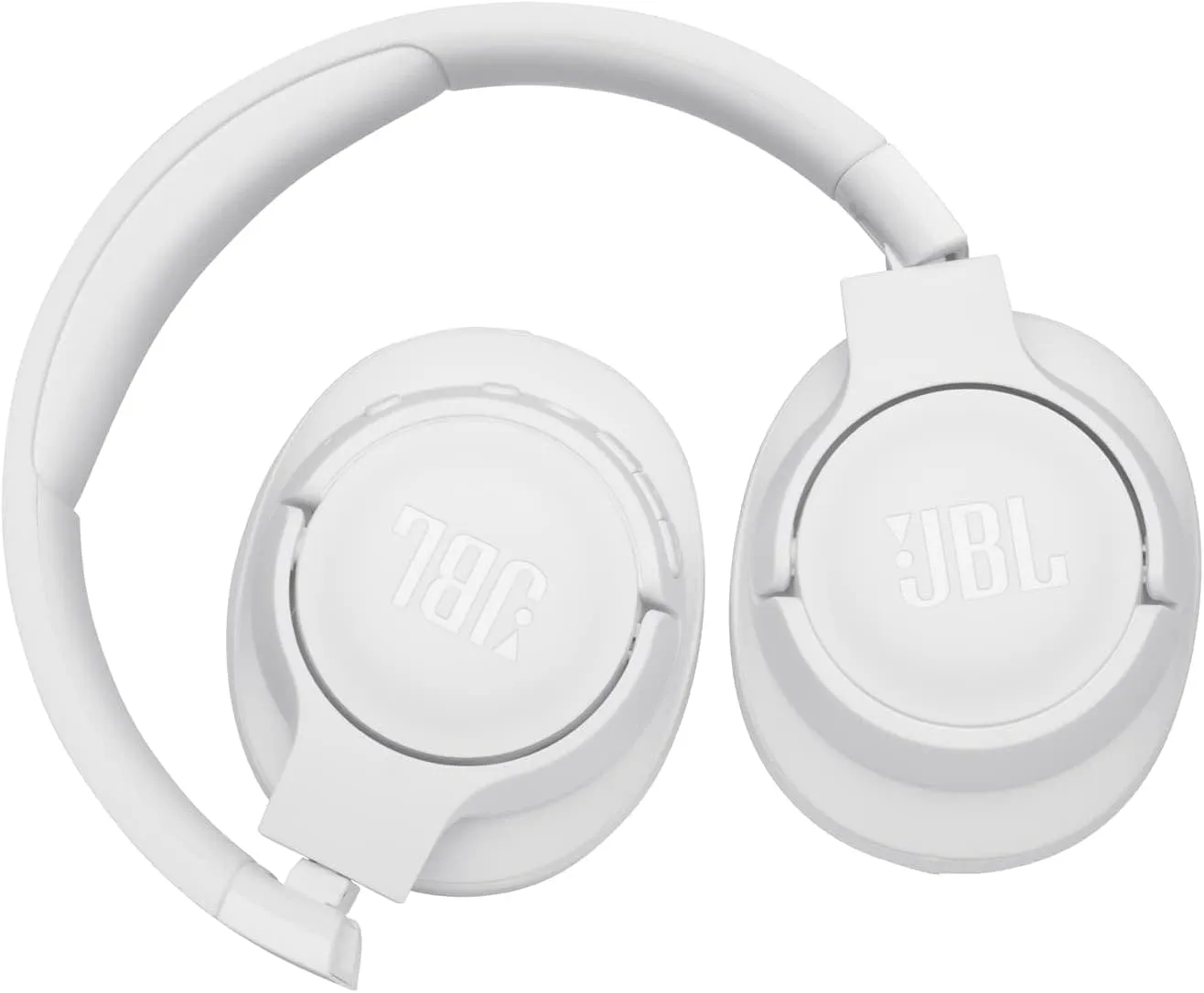 JBL Tune 760NC Over-Ear Headphones - Wired/Wireless, Active Noise Cancelling, Built-In Mic, Hands-Free Controls - White