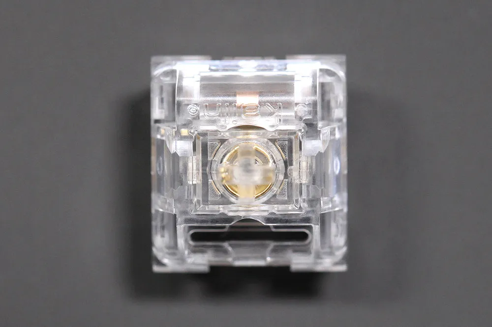 Kailh Clione Limacina Switch RGB SMD Linear Tactile 58g Switches For Mechanical keyboard mx stem 5pin Transparent Gold Plated