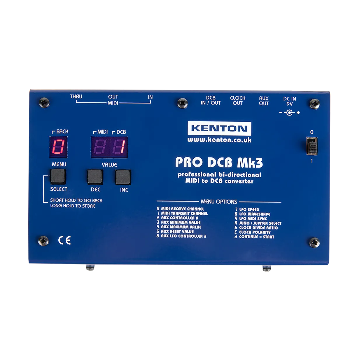 Kenton PRO-DCB Mk3 Professional Bi-Directional MIDI to DCB Converter