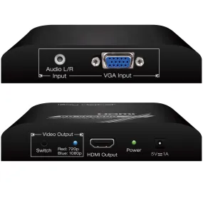 Key Digital KD-VCS500 VGA to HDMI Converter Scaler