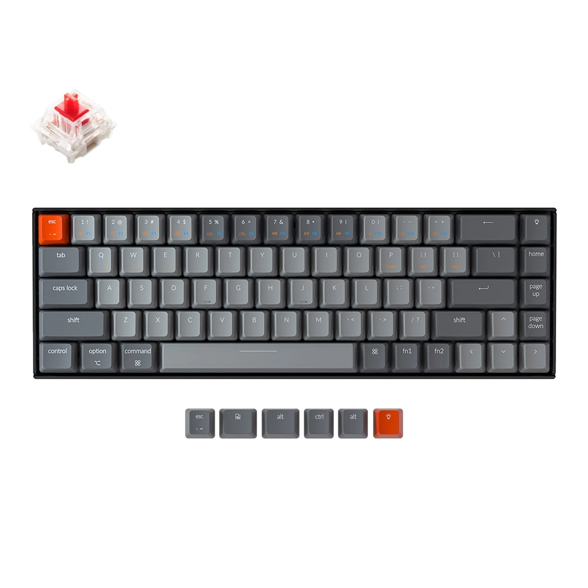 Keychron K6 Wireless Mechanical Keyboard (US ANSI Layout)