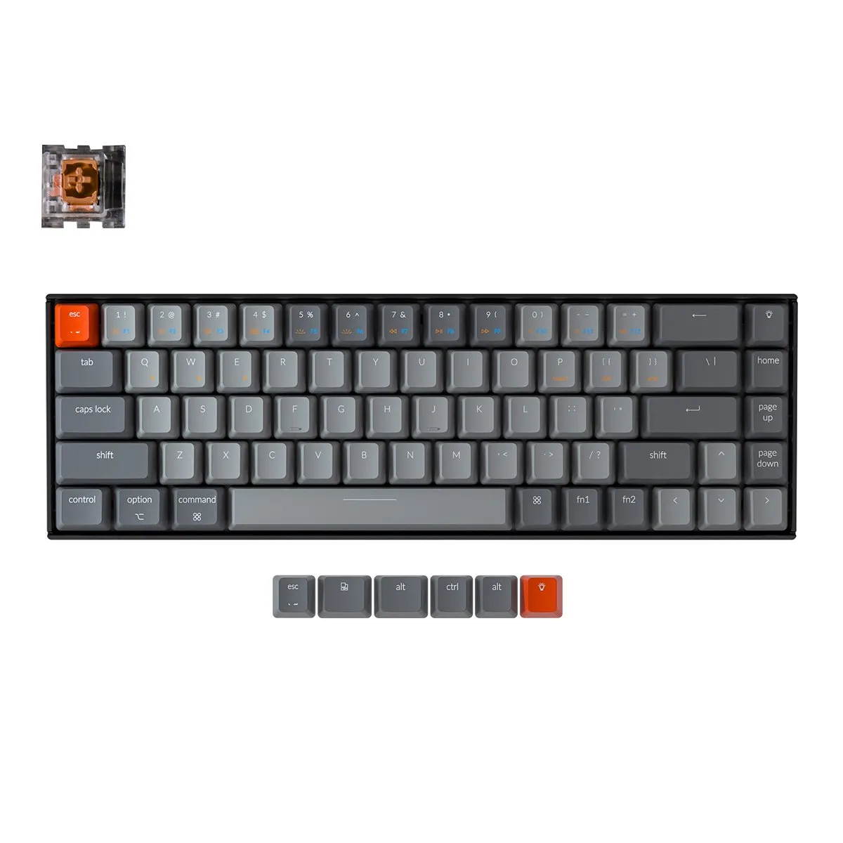 Keychron K6 Wireless Mechanical Keyboard (US ANSI Layout)