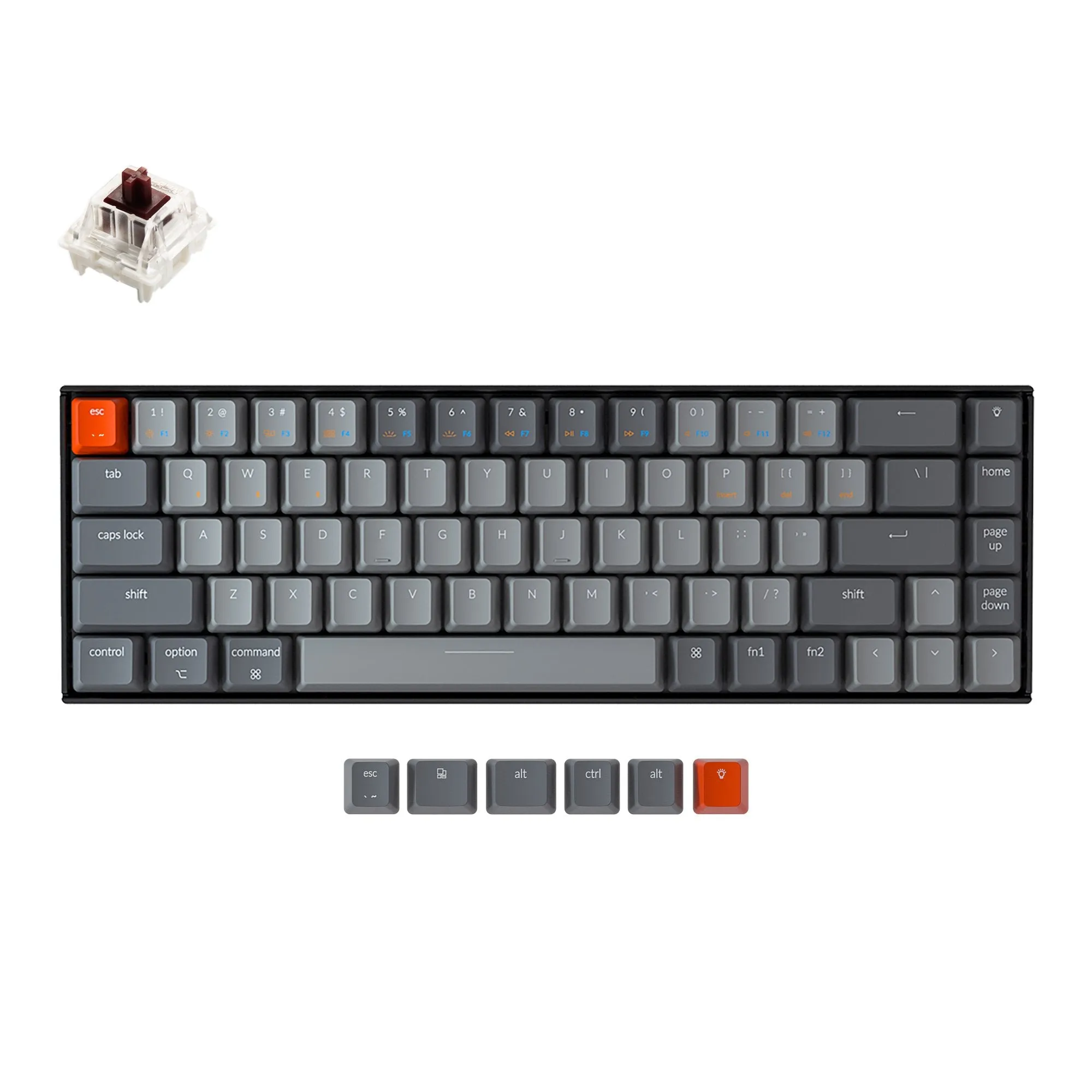 Keychron K6 Wireless Mechanical Keyboard (US ANSI Layout)