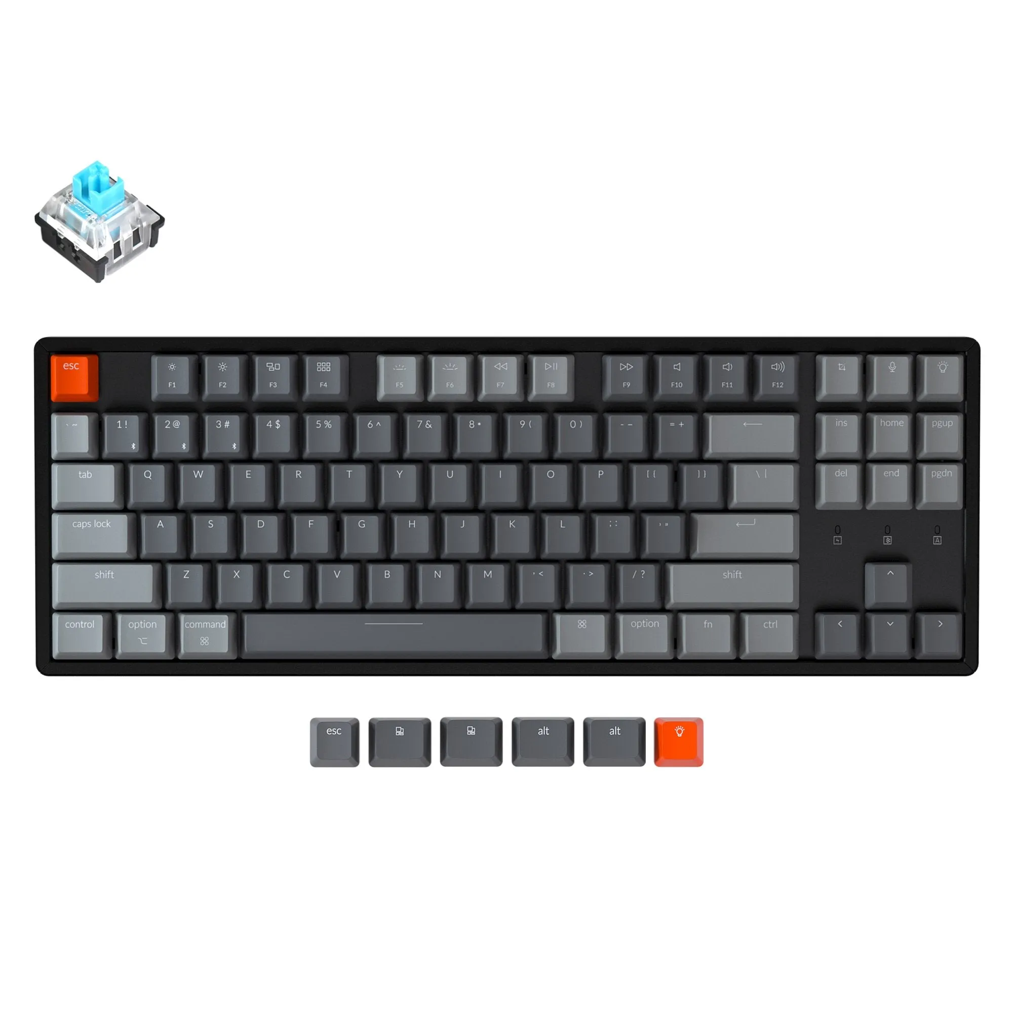 Keychron K8 Wireless Mechanical Keyboard (US ANSI Layout)