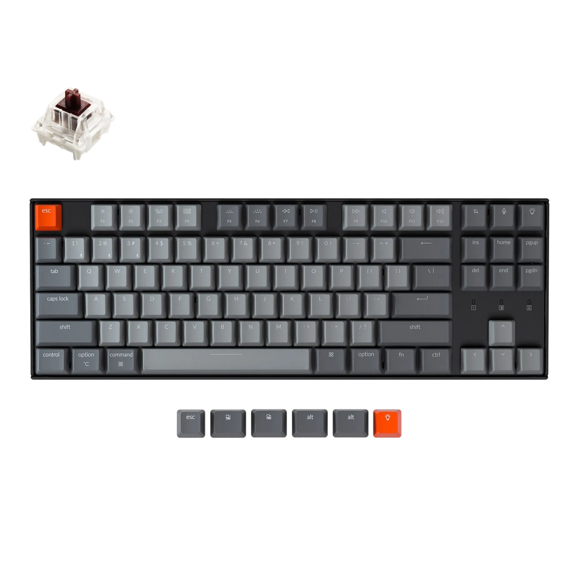 Keychron K8 Wireless Mechanical Keyboard (US ANSI Layout)