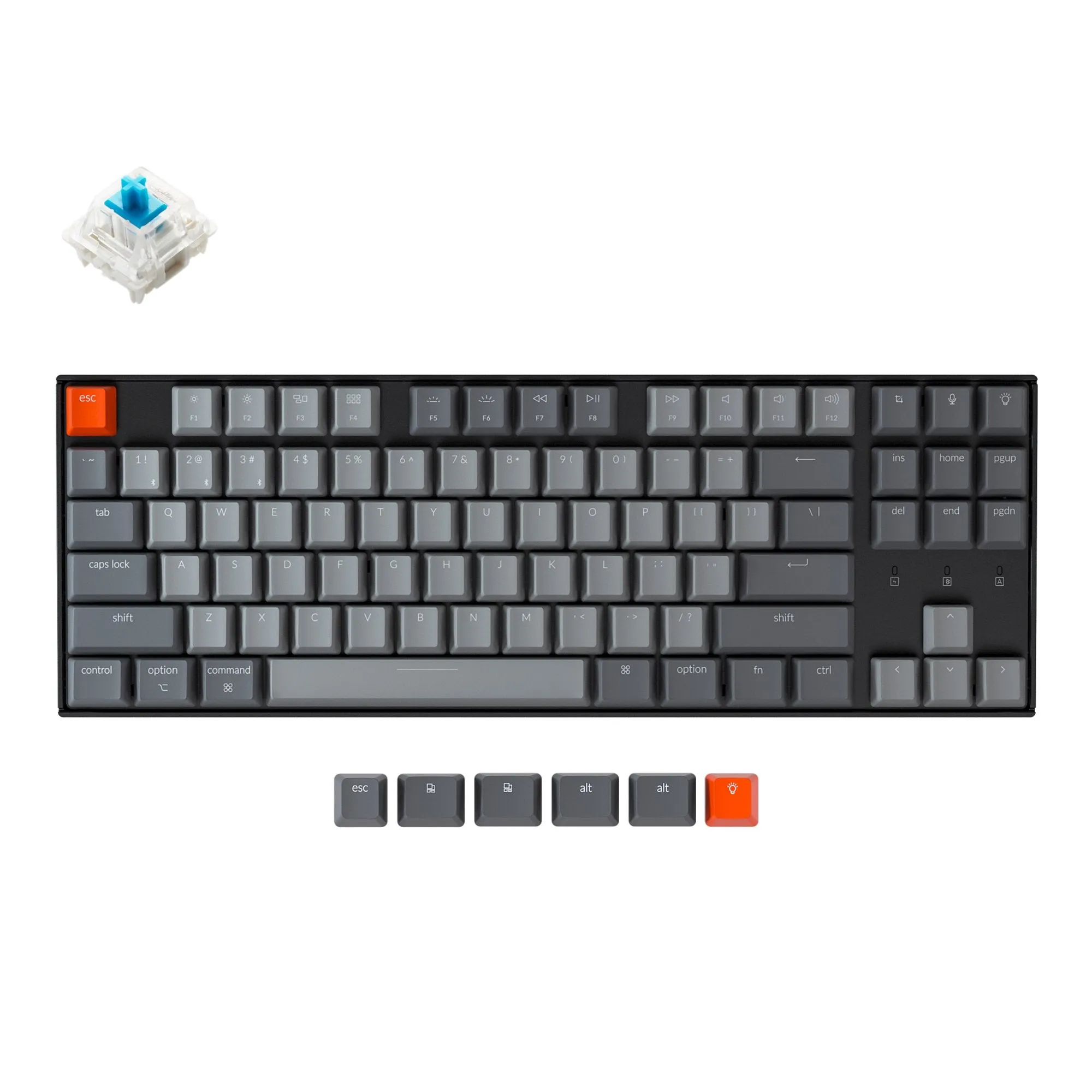 Keychron K8 Wireless Mechanical Keyboard (US ANSI Layout)