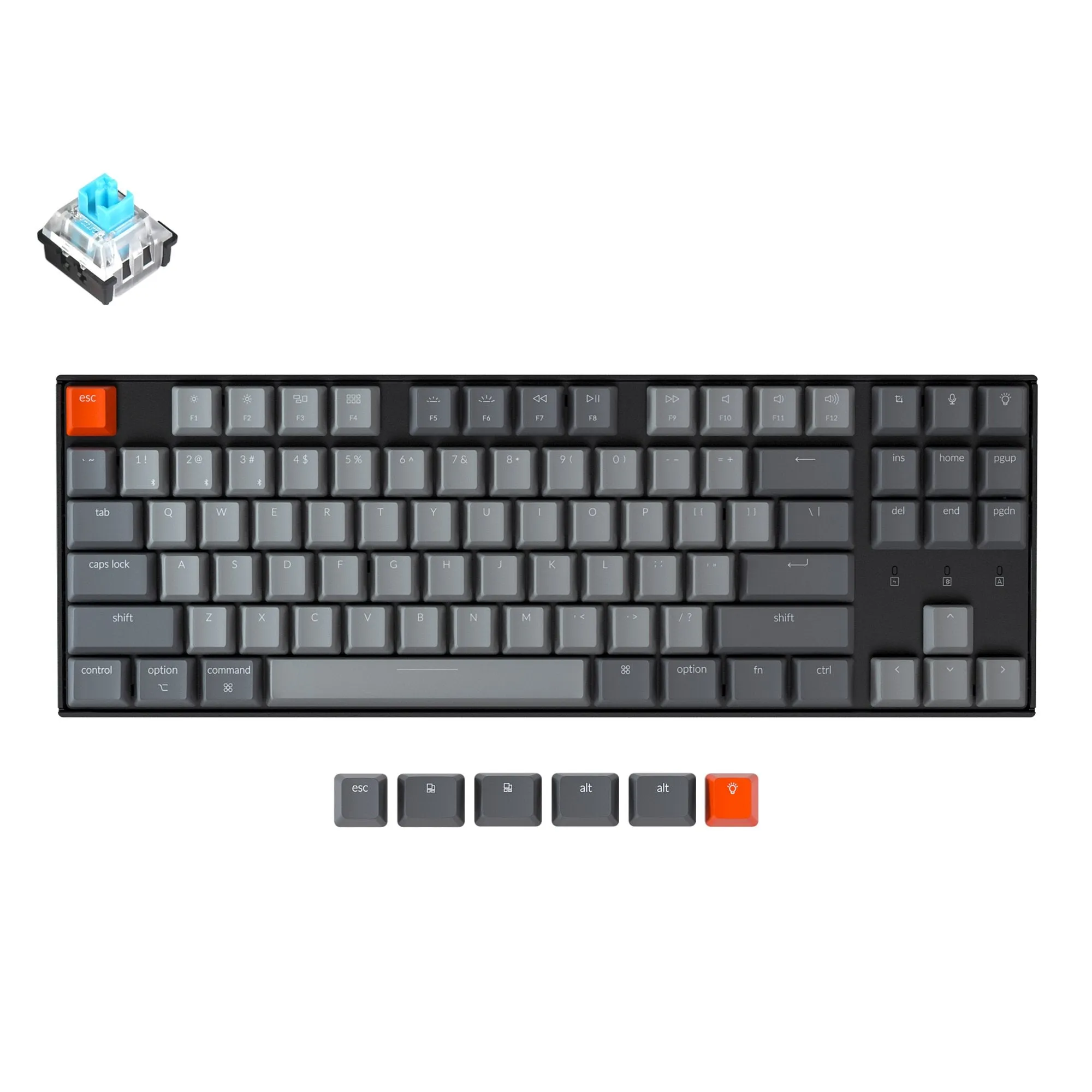 Keychron K8 Wireless Mechanical Keyboard (US ANSI Layout)