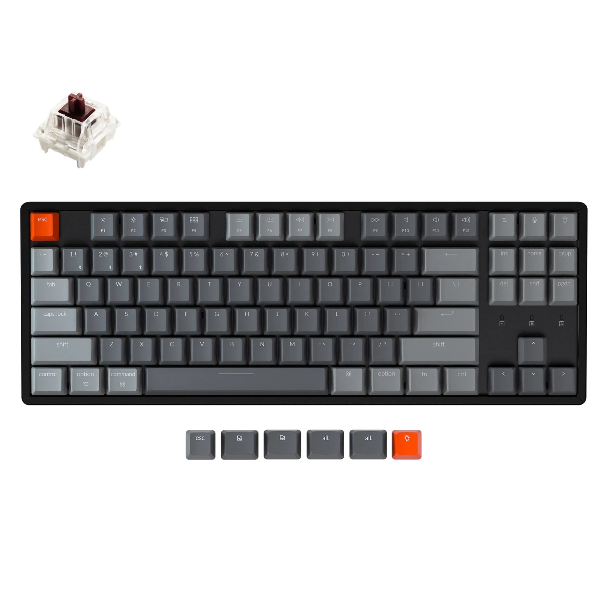 Keychron K8 Wireless Mechanical Keyboard (US ANSI Layout)