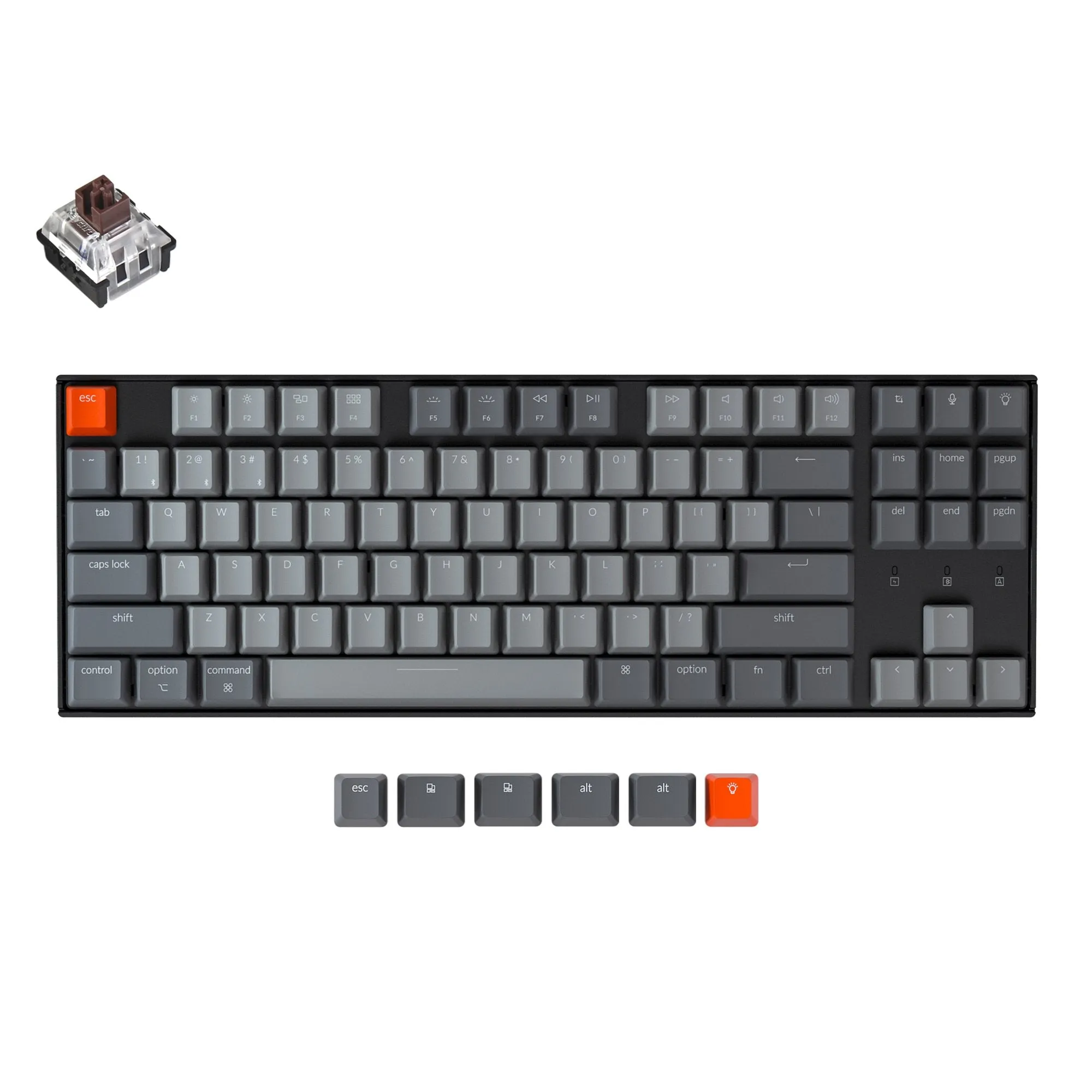 Keychron K8 Wireless Mechanical Keyboard (US ANSI Layout)