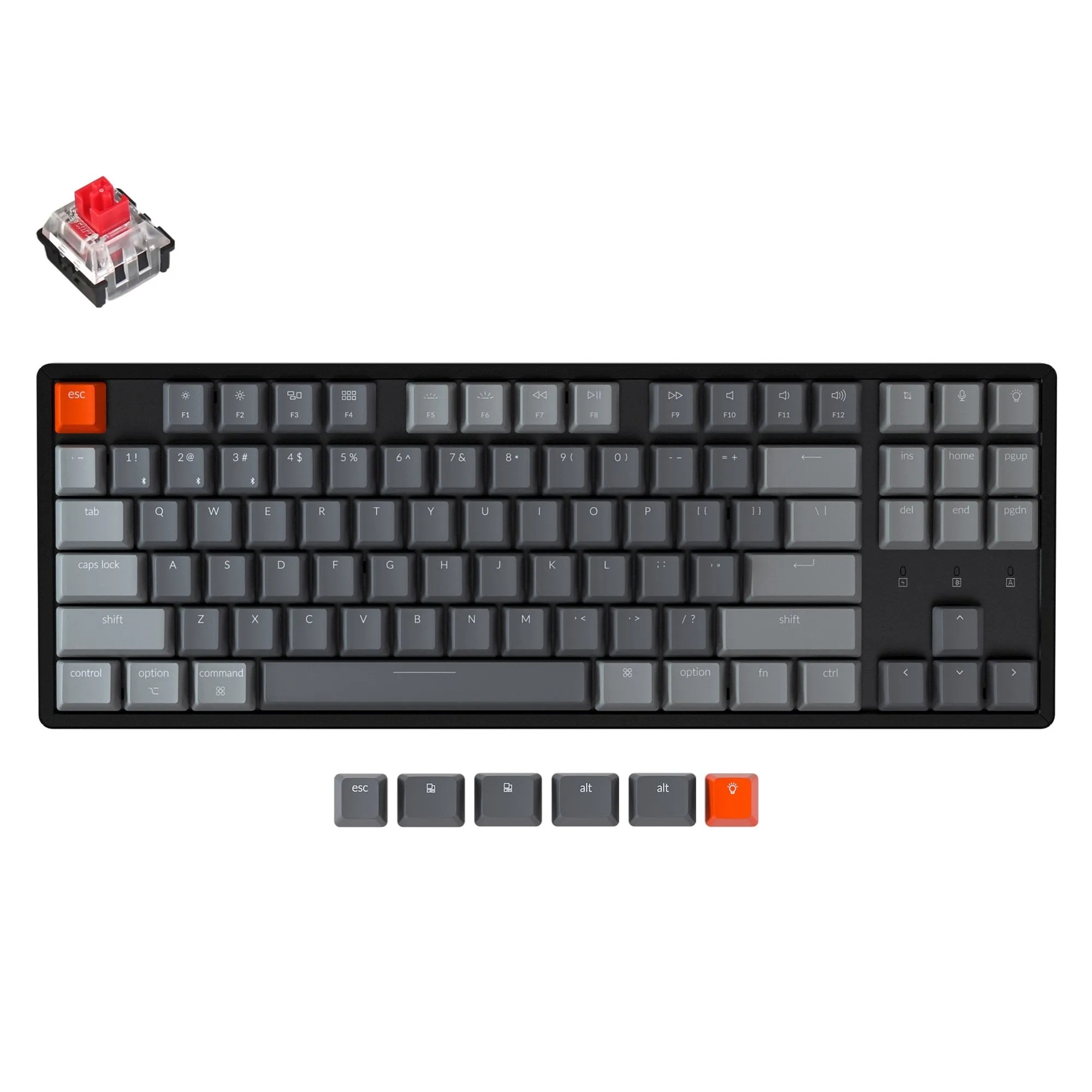 Keychron K8 Wireless Mechanical Keyboard (US ANSI Layout)