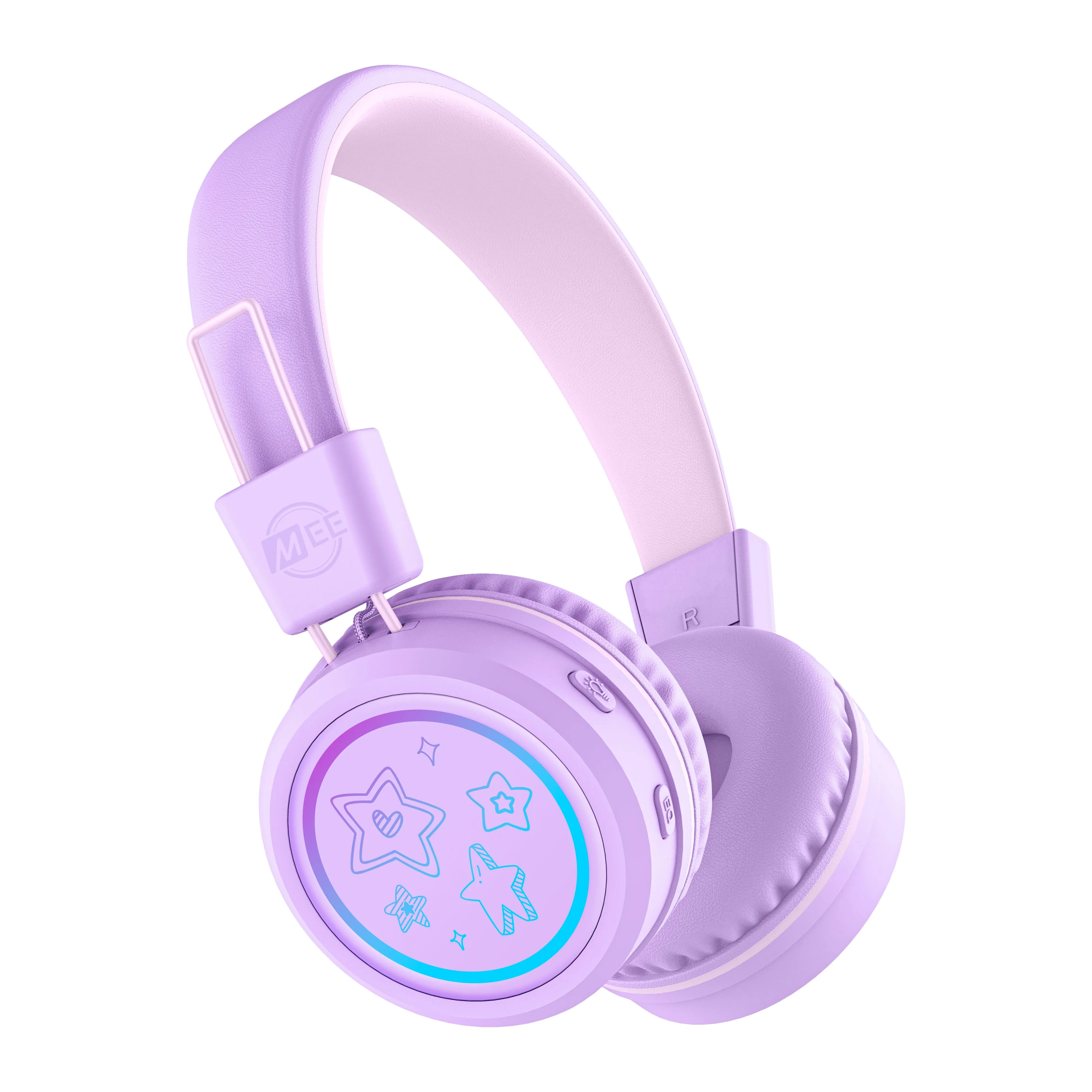 KidJamz KJ55BT Bluetooth Wireless Headphones for Kids with LED Lights [Bluetooth]