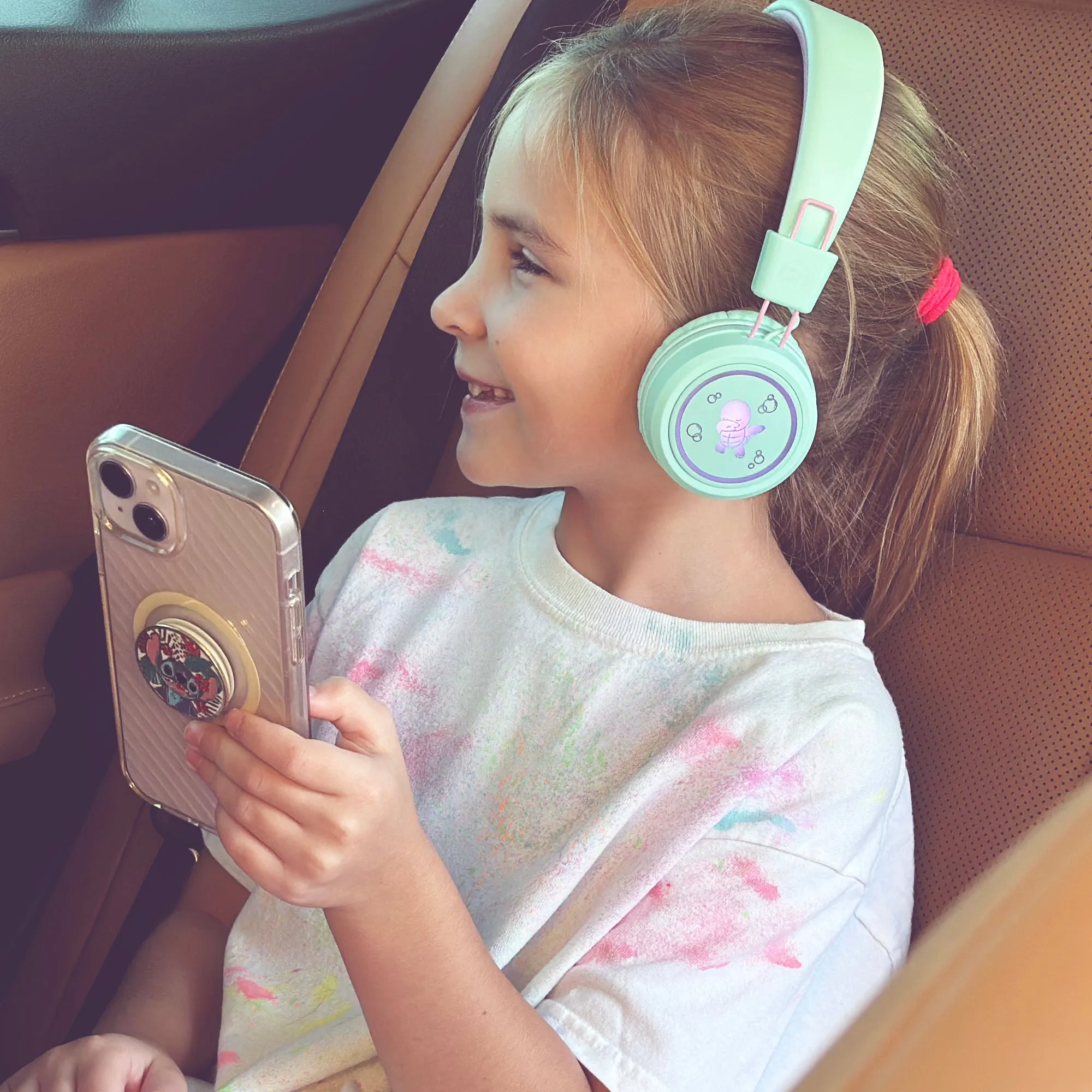 KidJamz KJ55BT Bluetooth Wireless Headphones for Kids with LED Lights [Bluetooth]