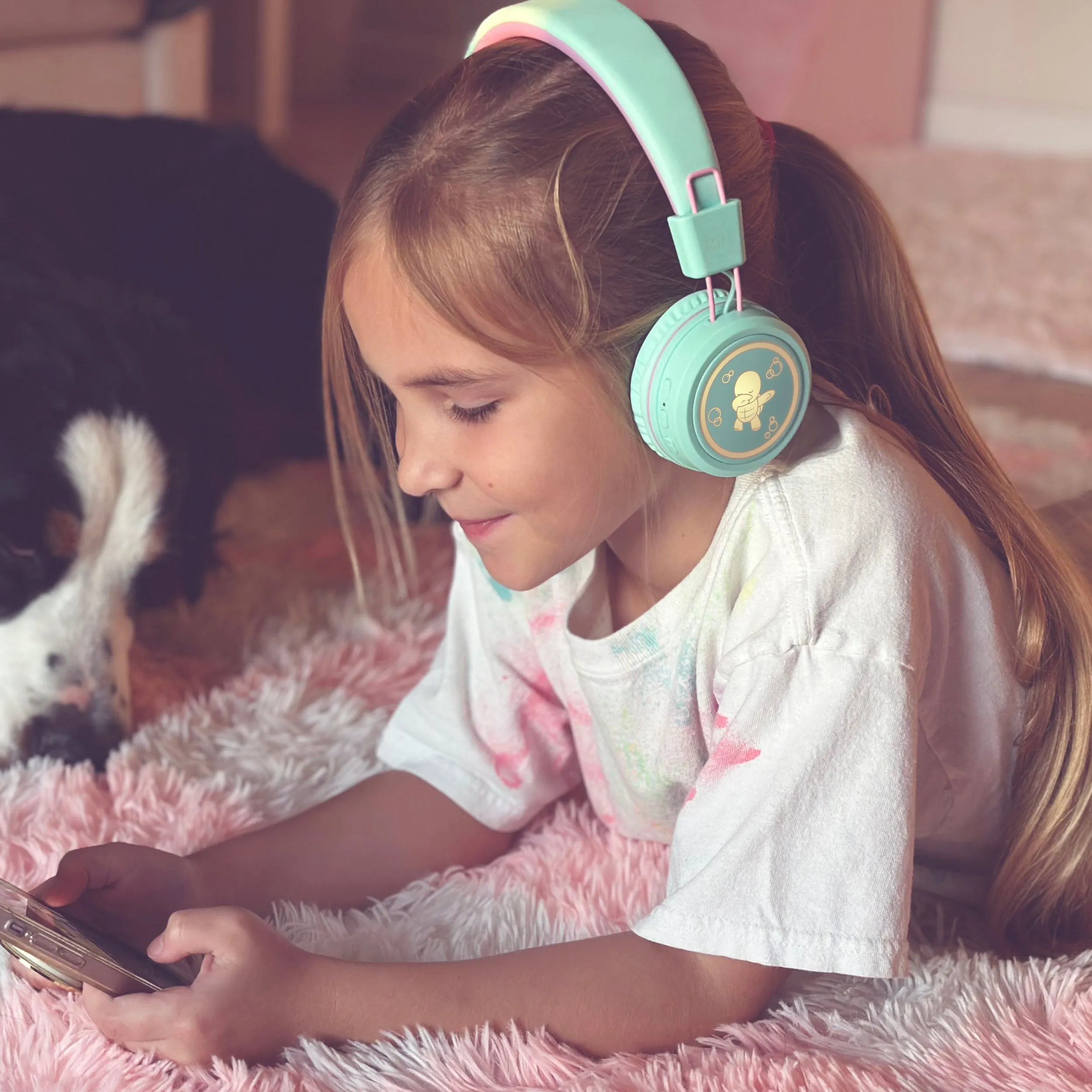 KidJamz KJ55BT Bluetooth Wireless Headphones for Kids with LED Lights [Bluetooth]