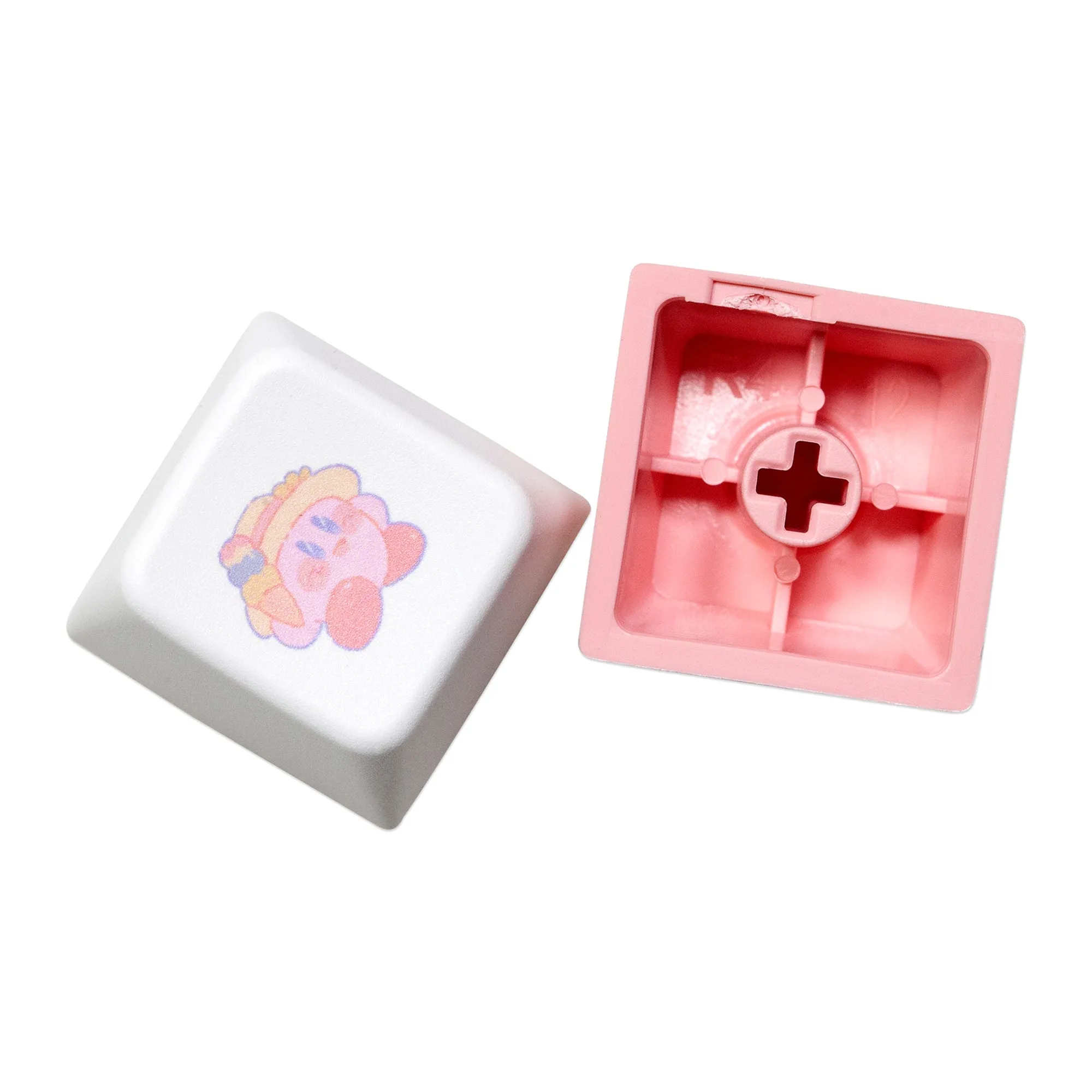 KPREPUBLIC cute pink elf MDA profile keycaps PBT dye subbed for mechanical keyboard