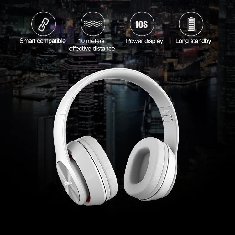 L350 Wireless Sports Headphones with FM Radio, TF Card Support & iOS Battery Indicator