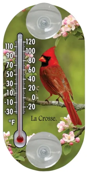 La Crosse 204-104 Thermometer, Analog, -30 to 120 deg F, Resin Casing :EA: QUANTITY: 1