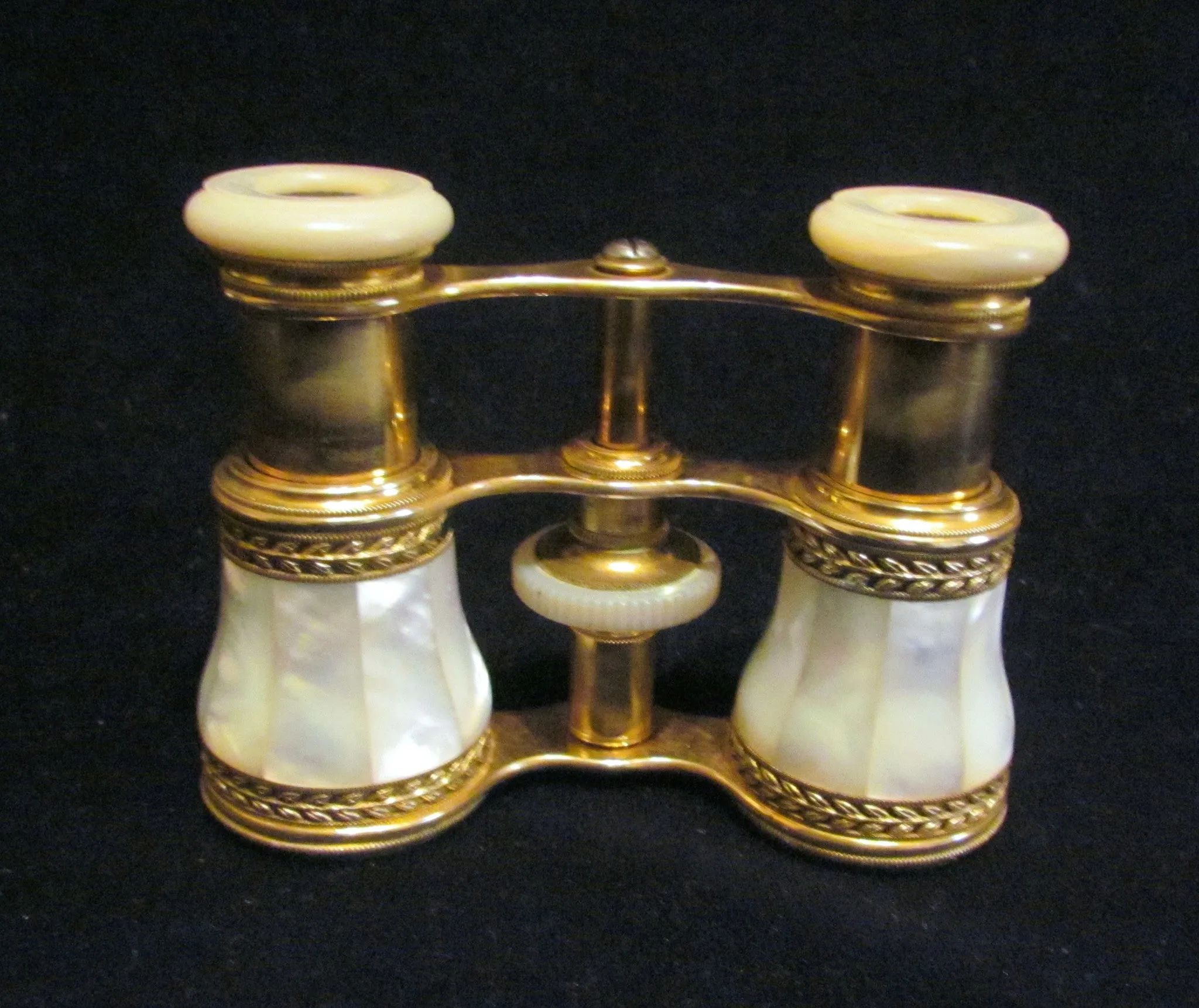 LeMaire Fi Opera Glasses Antique Paris Mother Of Pearl Theater Glasses Binoculars MOP Opera Glasses In Original Case