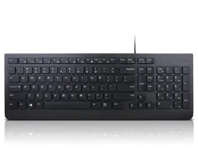 Lenovo Essential - Keyboard - Usb - Uk - Black