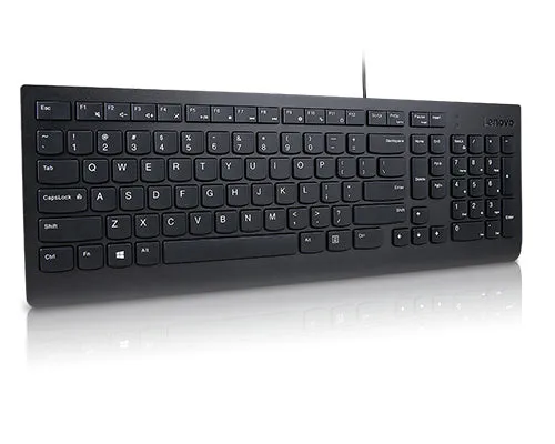 Lenovo Essential - Keyboard - Usb - Uk - Black