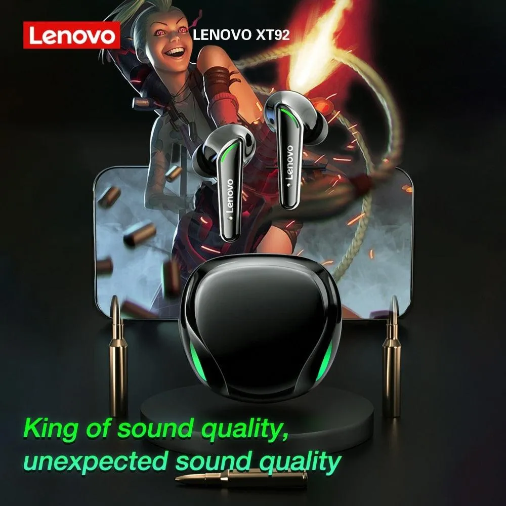 Lenovo XT92 TWS Wireless Gaming Headset Noise Cancelling