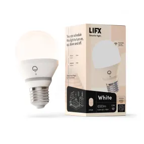 LIFX A19 E26 (Medium) Smart-Enabled LED Bulb Warm White 50 Watt Equivalence 1 pk