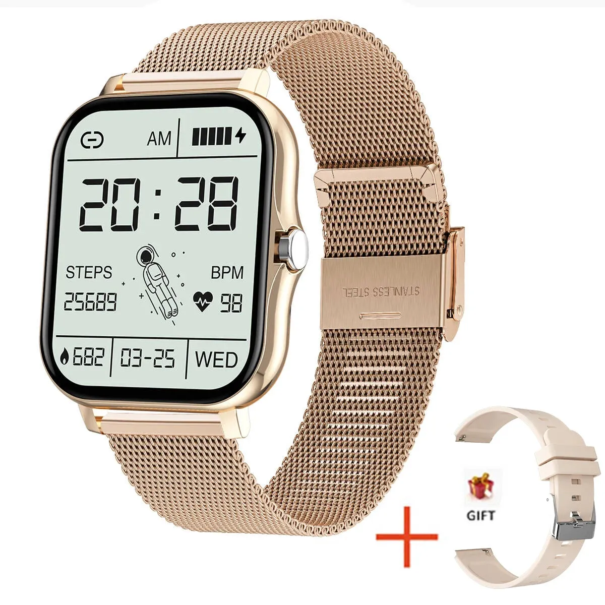 LIGE New Smart Watch Women Bluetooth Call Watch Fitness Tracker Waterproof Sport Smart Clock Fashion Ladies Men Smartwatch Woman