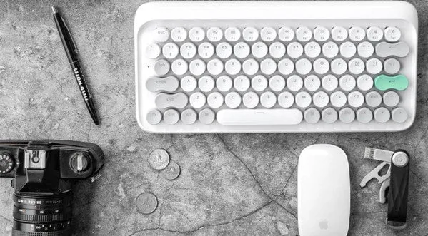 Lofree Wireless Mac Mechanical Keyboard - Vernal White