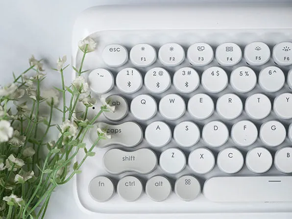 Lofree Wireless Mac Mechanical Keyboard - Vernal White